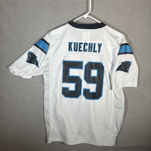 NFL Team Apparel Carolina Panthers Jersey Youth Size Large #59 Luke Kuechly - Picture 8 of 10